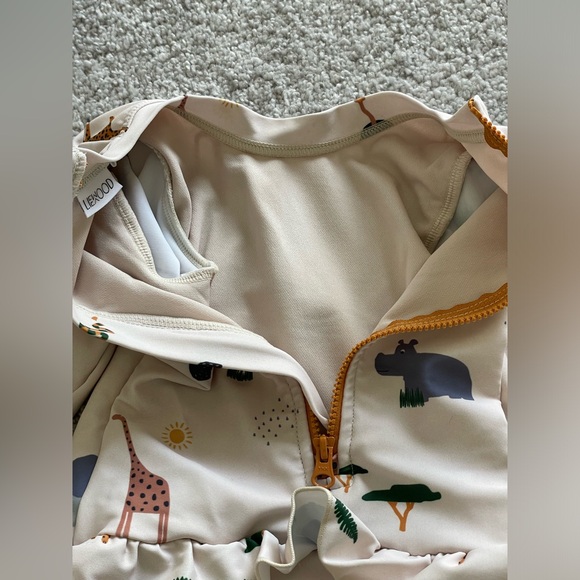 Liewood Sille Swimsuit in Ecru - Picture 6 of 9